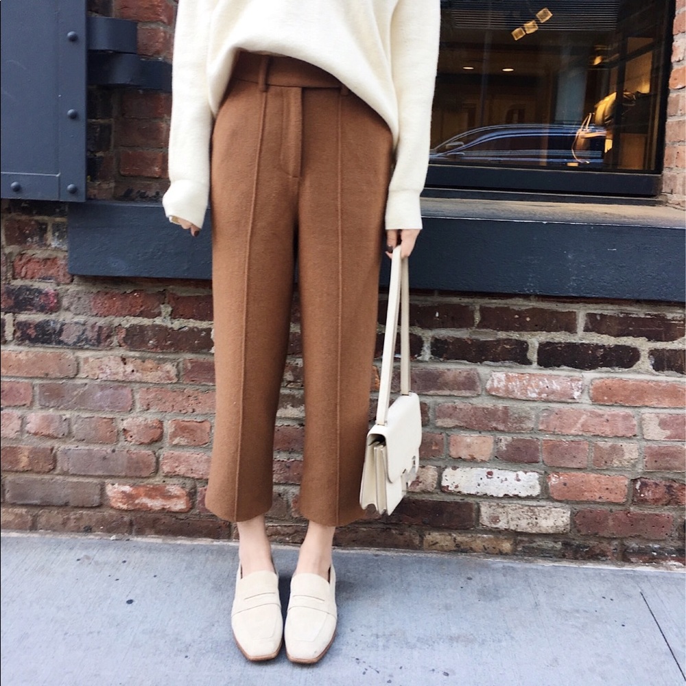 Wool look ( felt pants)